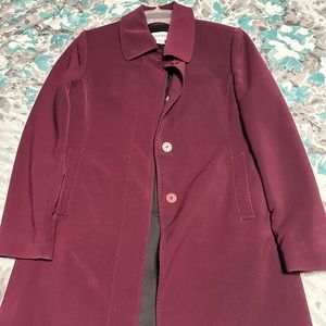 Coat burgundy size small